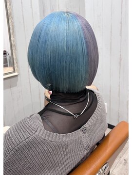 オアフ(Oahu) ツートンカラー ミズイロ×ラベンダー