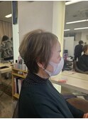 グレージュショート