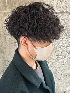 ニアウ 高崎店(Niau) 波巻きスパイラルパーマメンズパーマメンズマッシュ群馬県高崎市