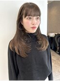 福井 大和田 レイヤーカット アッシュブラウン 20代 30代