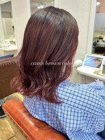 ヘアーリビングリコ 新潟笹口店(hair living Liko) cassis brown color