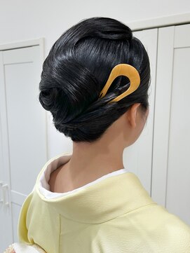 サクシード 訪問着ヘア