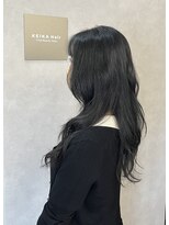 ケイカヘア(KEIKA Hair)&nbsp;ブラックカラーのハイレイヤースタイル