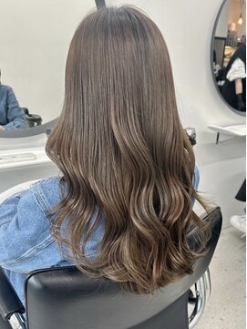 ヒビヲ(HIBIO) 脱白髪染めハイライトカラー大人ベージュカラー艶カラー30代40代