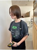 透明感カラー秋色マロンベージュ