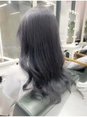 ブリーチなしブルージュvカラー ラベンダーグレージュカラー