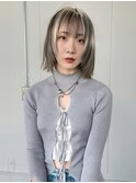 ベージュ ローライト フェイスフレーミング デザインカラー