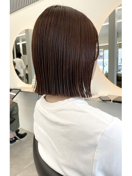 レノ 直江店(RENO) ぱつっと外ハネボブ/金沢美容院@20代30代40代