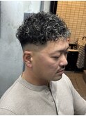 メンズパーマ×メッシュ
