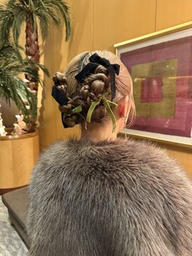 リル 茅ヶ崎(Liru:) 【花鈴】カチモリヘア/卒業式/袴/結婚式/ヘアセット/着付け