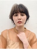 耳かけマッシュショート