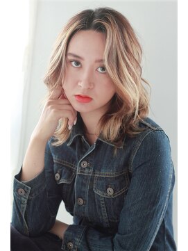 モッズ ヘア 二子玉川店(mod's hair) ミディアムレイヤー