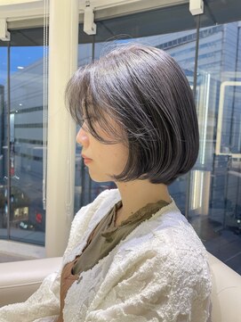 エアー 久留米(AIR) 暗めカラー/前髪カット/ボブ/ショートボブ