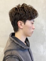 エリマバイフィフス 調布(elima by fifth)&nbsp;メンズスパイキーショートツイストスパイラルパーマ刈り上げ調布
