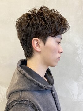 エリマバイフィフス 調布(elima by fifth) メンズスパイキーショートツイストスパイラルパーマ刈り上げ調布