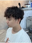 スペインカール/スパイキーショート/フェザーパーマ