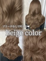 アマトウキョウスマートサロン(AMA TOKYO×Smart Salon)&nbsp;ヘーゼルベージュ　ブリーチなし　レイヤーカット　海外風