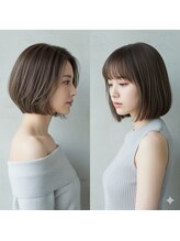 モア エ ココ(moi et coco) 30代/40代/50代ショート小顔ボブ