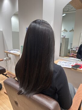 リエート 四条河原町(Lieto) 髪質改善ブリーチ無し透明感カラー１０代２０代縮毛矯正