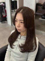 ジエクトカナウ 大阪梅田店(The Ect canow) 簡単ヘアセット!レイヤースタイル/チョコレートブラウン