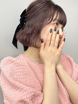 ダリー 菊水店(Dali) #バイオレットピンク#ボブヘア#ことは