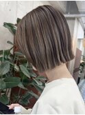 栄ハイライトレイヤー透明感ナチュラル
