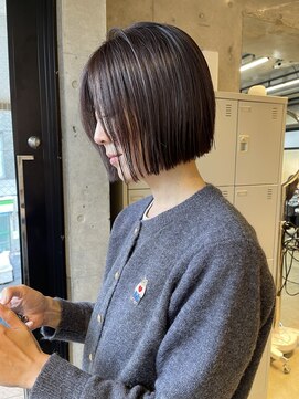 エインアンリー 明治神宮前(AIN.ANLY.) ミニボブ、大人ボブ、切りっぱなしボブ、小顔ボブ