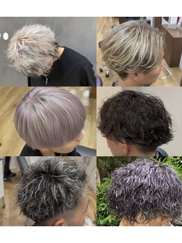 アネックスジャパン ゆめタウン高松店(ANNEX JAPAN)の写真/他では断られる様な最新のパーマから、ホワイトカラー、ホワイトメッシュ、フェードカットなども完全再現。