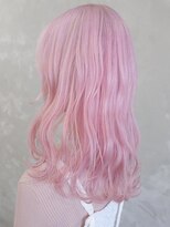 プネル(punel) 原宿 ペールピンク ロングレイヤー ケアブリーチ
