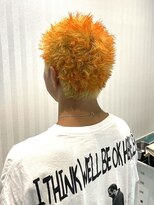 エルエフェ(EL JEFE)&nbsp;【スパイキー×オレンジカラー】［東中野］［落合］［床屋］