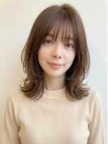 コア(CoRe.gn)&nbsp;イメチェン◎くびれレイヤー暗髪グレージュ透明感夏カラー
