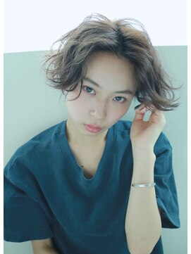 ナヌーク シブヤ(nanuk shibuya) 【nanuk】ショートヘアも抜け感が大事◇ミントカラーで透け感を