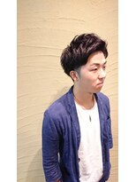 ヘア リーフ(Hair Leaf) 爽やかアレンジパーマスタイル