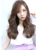人気♪３Ｄホイルカラー×デジタルパーマのオシャレロング