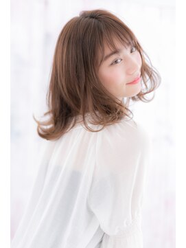 ヘアアンドビューティー ミック(Hair & Beauty miq) くびれセミディで♪無造作こなれ感b