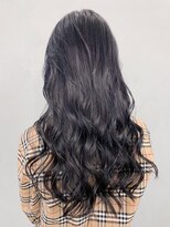 アルバム 新宿(ALBUM SHINJUKU)&nbsp;グレーネイビーカラー_毛先パーマことりベージュ_ba260231