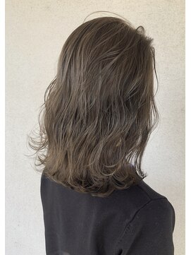 バベル(BABEL Hair Design) 【BABEL】グレージュ＿ダークアッシュオリーブアッシュ