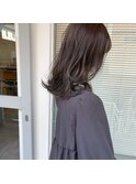 くすみカラー/アッシュグレージュ/グレー/透明感カラー