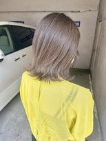 ヘアーアンドアトリエ マール(Hair&Atelier Marl)&nbsp;【Marl】ミルクティーベージュカラー×外ハネ