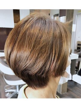 エノモト(ENOMOTO) 30代40代ハンサムショート×カーキベージュ