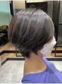 白髪ぼかしホワイトハイライト