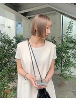 ローウェシェア(Louwe/share)&nbsp;ハイトーン切りっぱなしボブ