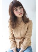 tuuli☆30代40代ペールベージュ切りっぱなしミディアム　239