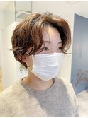 ミックスパーマ×ショート