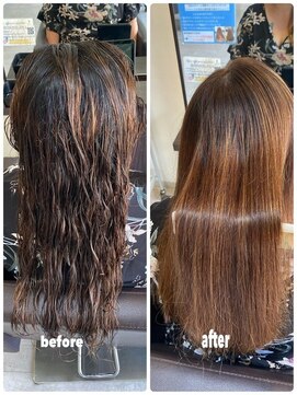 ビープライズ(Be PRIZE) うねる強いクセ毛もハンドブローでサラサラに