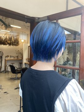 イング(ing) blue × navy × layer