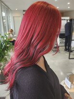 フープヘアー(HOOP.HAIR) レッドインナーブラック