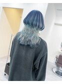 デザインx海月xネイビーxホワイトxポップミント