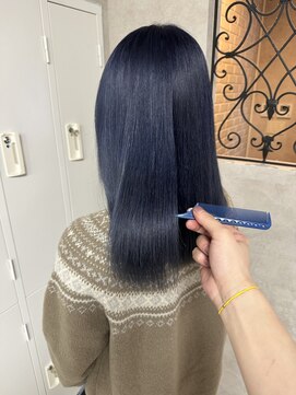 ルノン シェリー(LUNON cheliy) ブルー系/ダブルカラー/ハイトーン