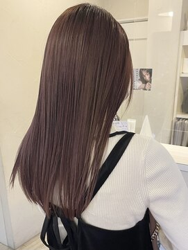 リトルガーデン(Little Garden) 髪質改善×Viva Magenta/ブリーチ1回透明感カラー◇20代30代40代